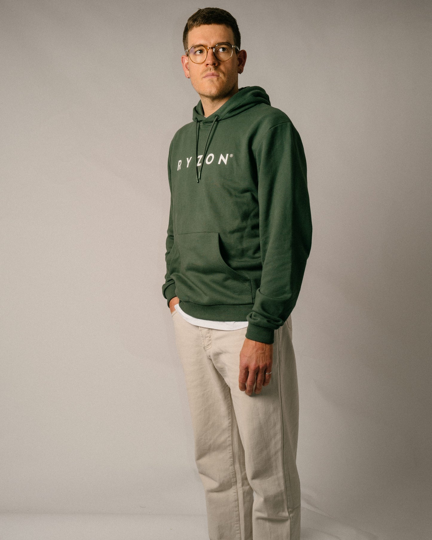 Rhythm Unisex Hooded Sweater "Typelogo"