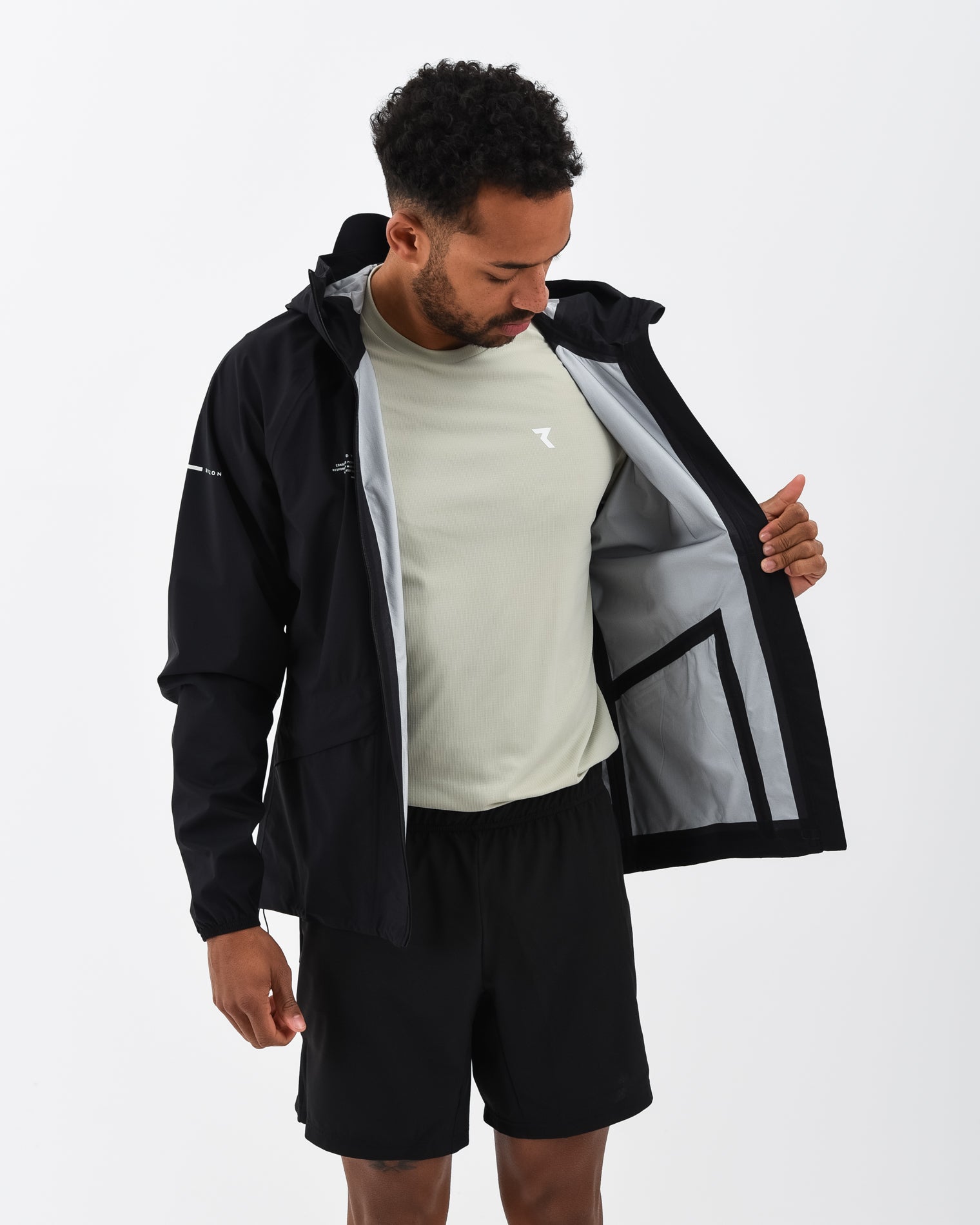 Mens athletic rain jacket sale