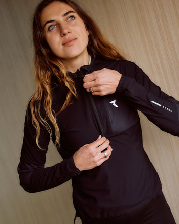Lookbook Phantom Running Thermal Quarter Zip Women 7