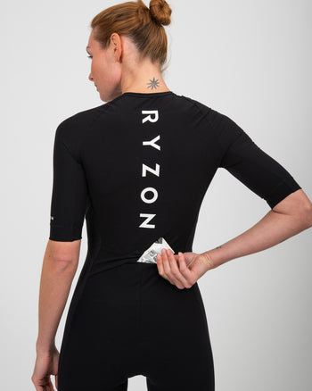 Lookbook Signature Sleeve Tri Suit Women 